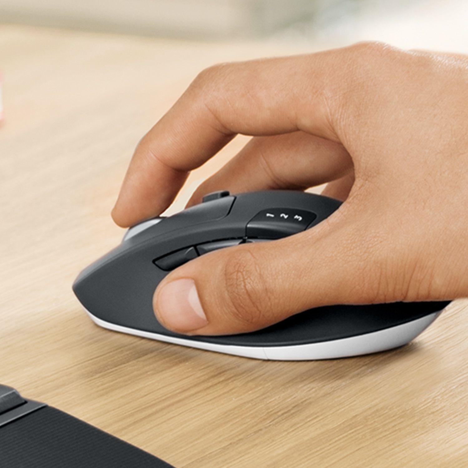 Conjunto de Teclado e Rato LOGITECH MK850 Performance (Alemão - Tamanho completo - RF Wireless + Bluetooth - Preto) — miniatura 9