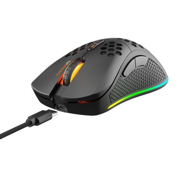 Rato DELTACO GAM-120/DM220 (6400 DPI - Ótico - USB Type-A - Preto) — miniatura 6