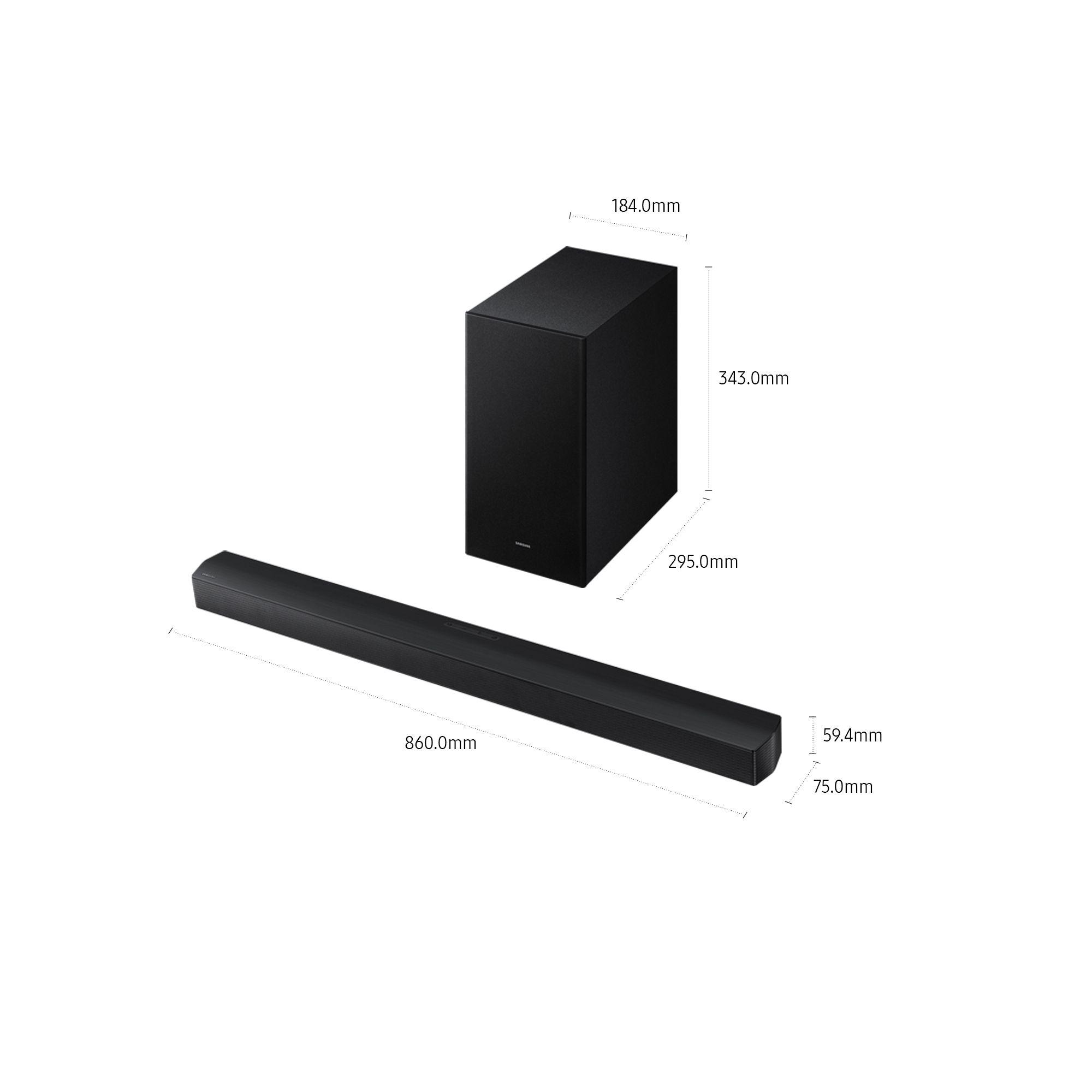 Barra de Som SAMSUNG HW-B650F/ZF (370 W - Sem fios - Preto), miniatura 3