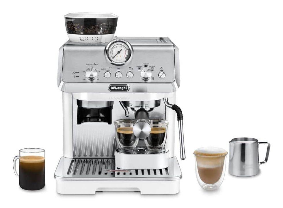 Máquina de Café Expresso DELONGHI La Specialista Arte EC 9155.W (Grãos de café - 1400 W - 15 bar - Branco)