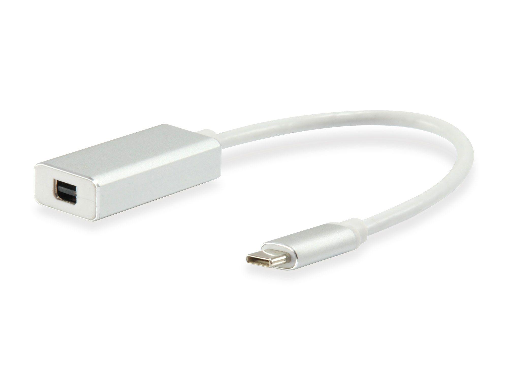 Adaptador USB-C para Mini DisplayPort EQUIP (15 cm - Mini DisplayPort - USB Type C - Branco)
