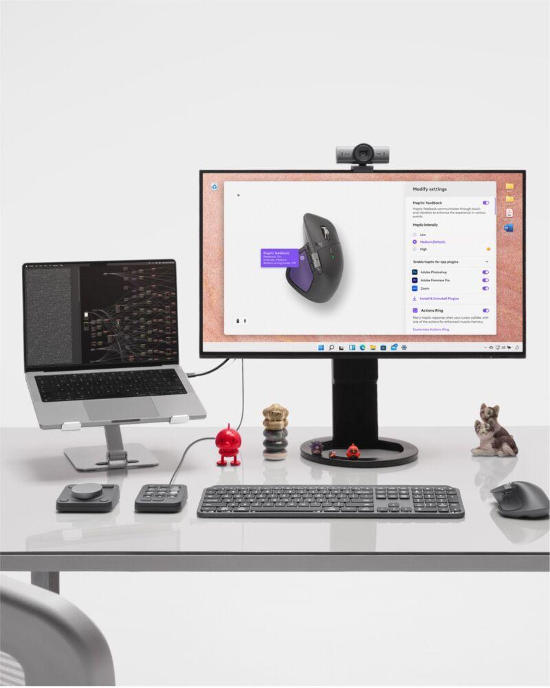 Rato LOGITECH MX Master 4 (Mão direita - 8000 DPI - Laser - Grafite) — miniatura 12