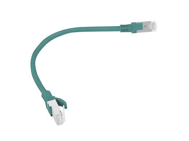 Cabo de Rede RJ45 LANBERG PCU6-10CC-0025-G (0,25 m - Cat. 6 - Verde)