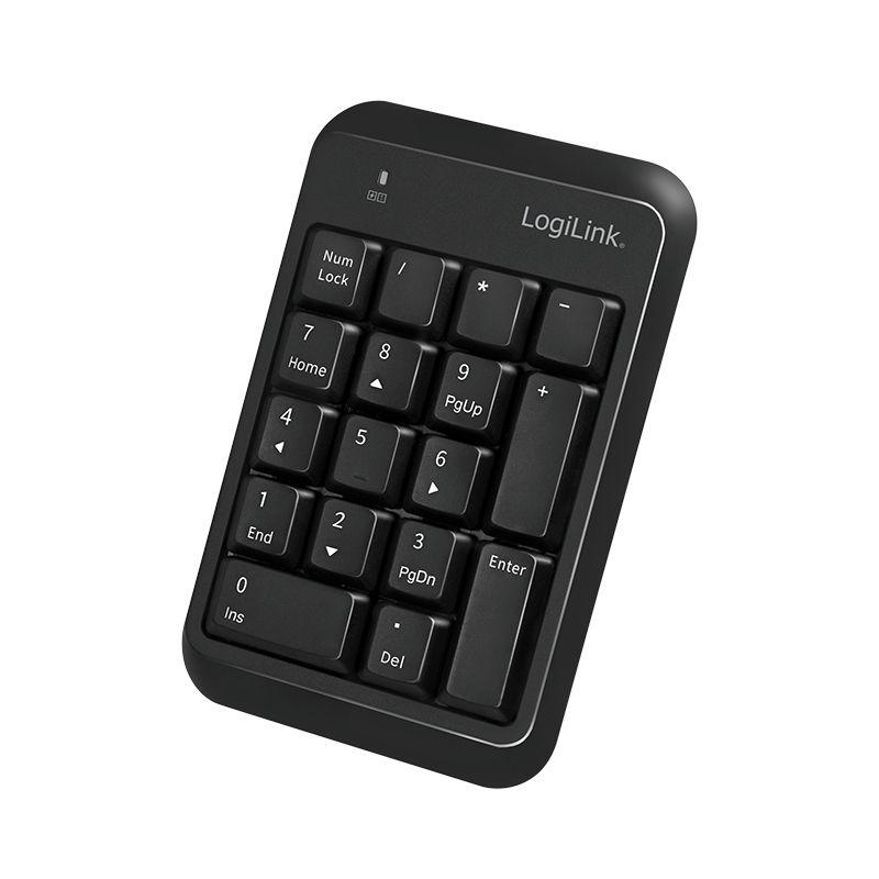 Teclado LOGILINK ID0201 (Bluetooth - Windows, macOS e Linux - Preto)