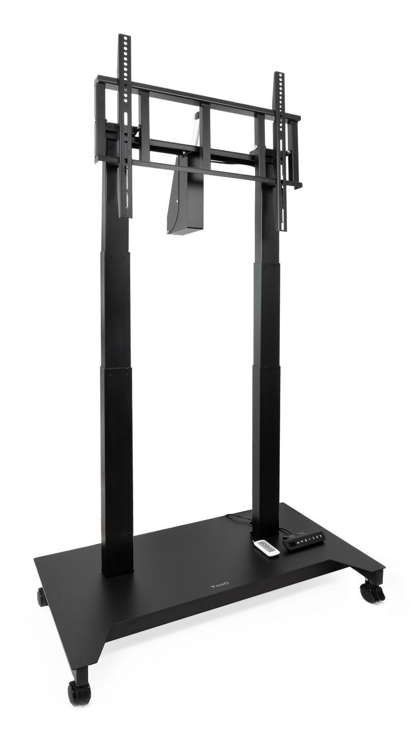 Suporte de Chão Elétrico para TV TOOQ UROS FSM03-B (52–84" - 100 kg - Preto)