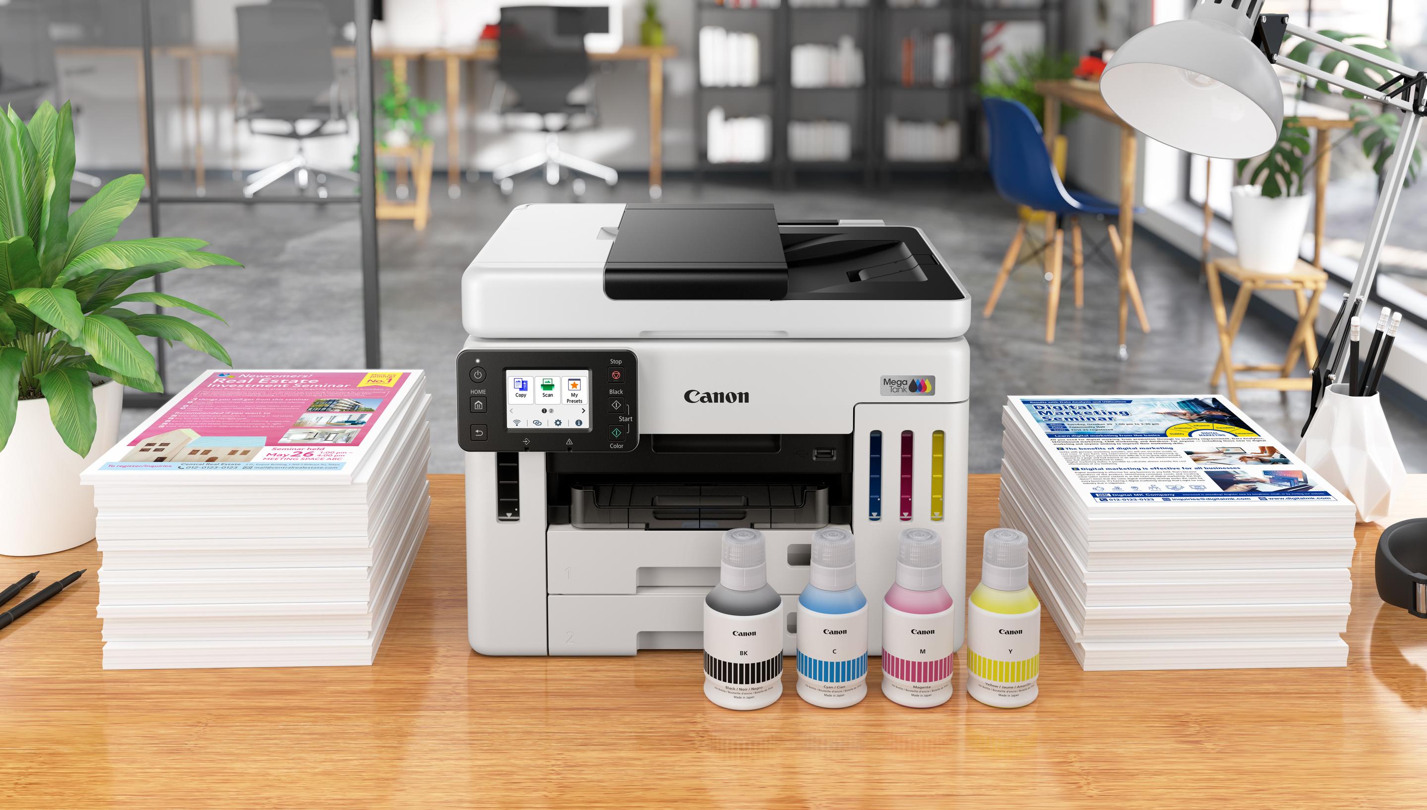 Impressora Multifunções CANON MAXIFY GX7150 (A4 - Impressão a cores - 600 folhas - Preto e Branco) — miniatura 12