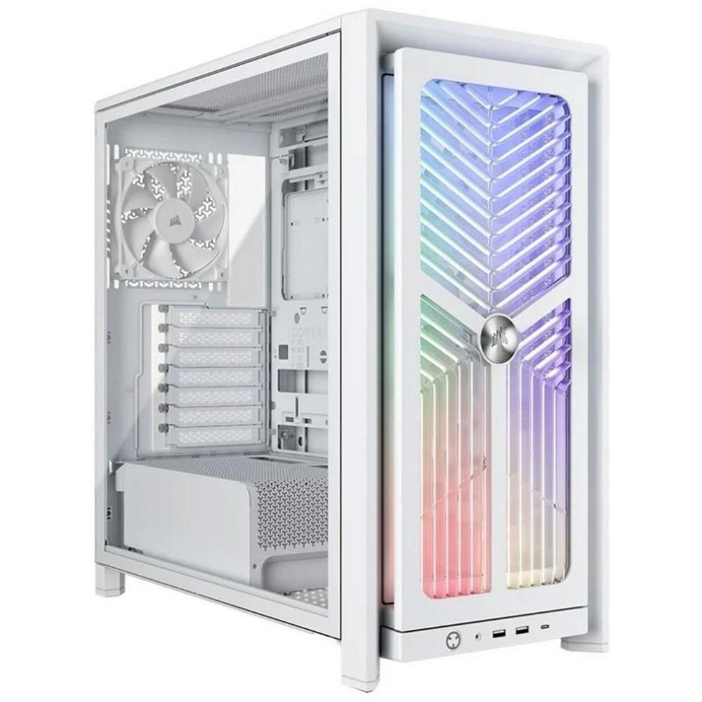 Caixa PC CORSAIR FRAME 4000X RS (Semitorre - E-ATX - ARGB - Branca)