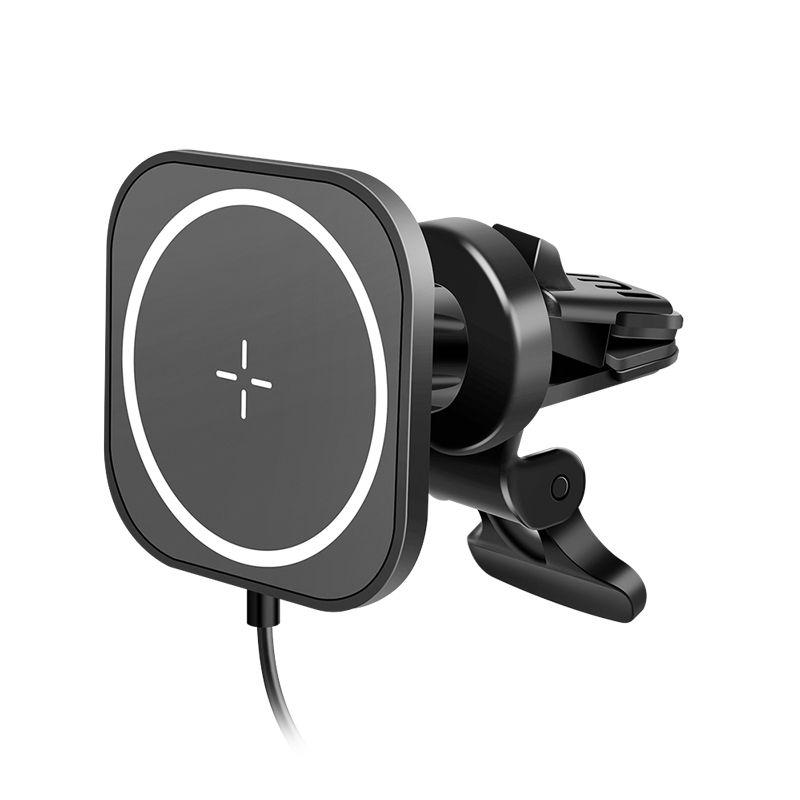 Suporte para Telemóvel com Carregador Sem Fios LOGILINK PA0329 (15 W - Preto)