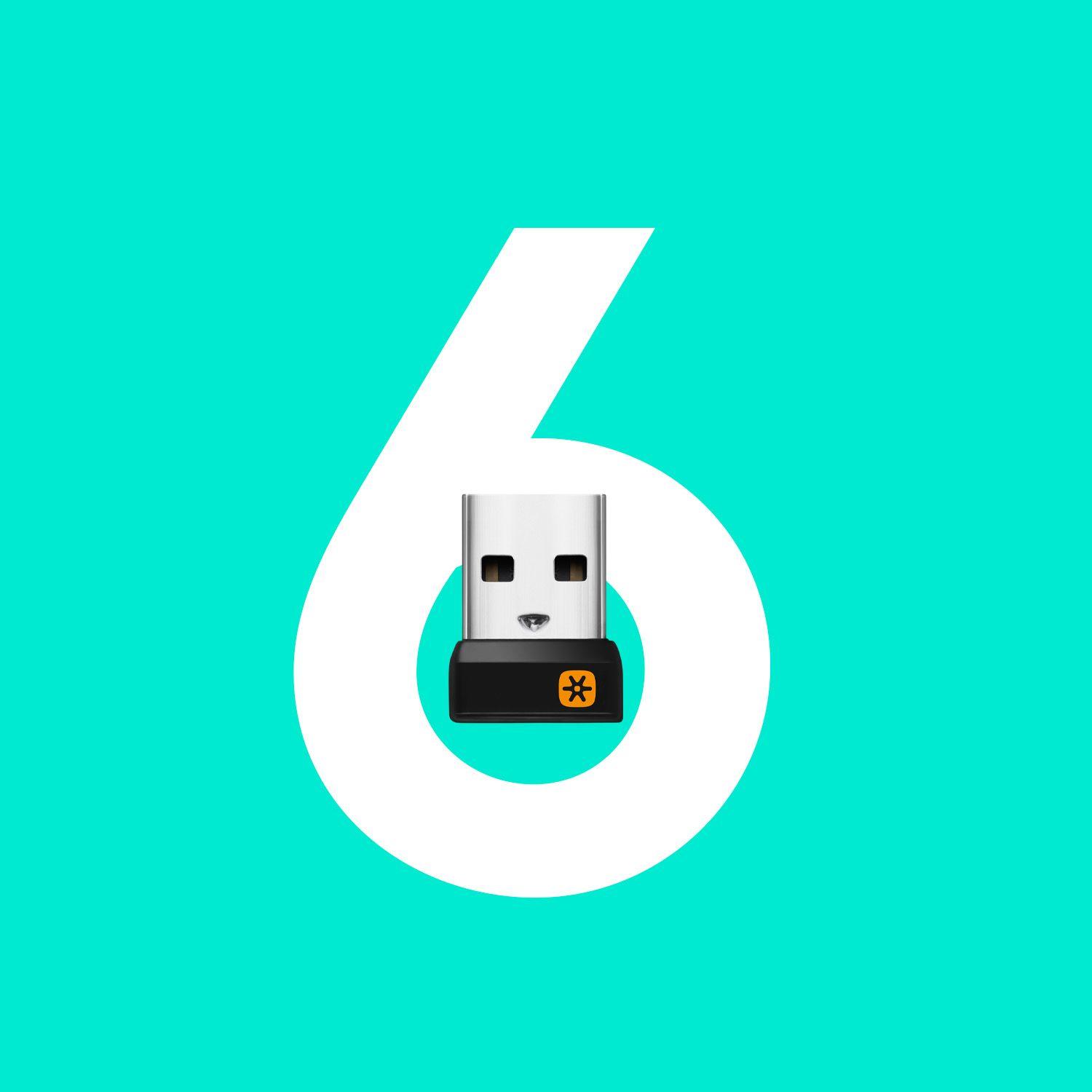 Rato LOGITECH Marathon M705 (Mão direita - 1000 DPI - Ótico - Carvão) — miniatura 8