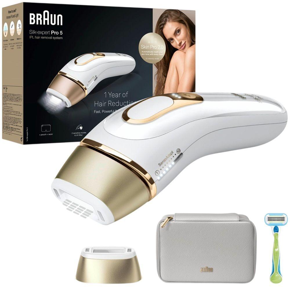 Depiladora BRAUN Silk-expert Pro 5 PL5052 (Branco e Dourado), miniatura 4