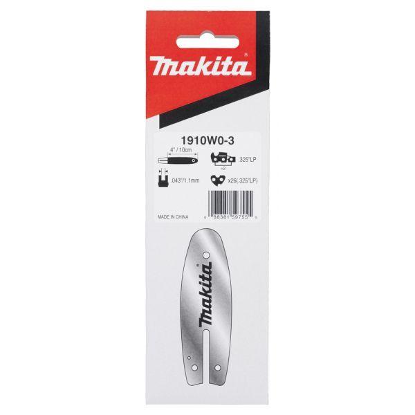 Barra Guia para Motosserra MAKITA 1910W0-3 (10 cm - 1,1 mm - .325″), miniatura 2