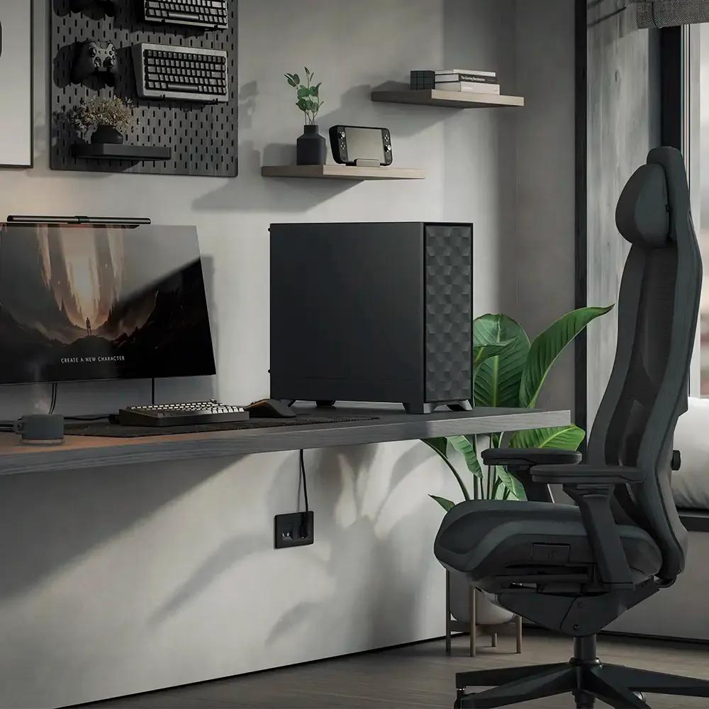 Caixa ATX FRACTAL DESIGN Pop 2 Air Black Solid (ATX, Micro ATX, Mini-ITX - Midi Tower - Aço - Preto) — miniatura 3