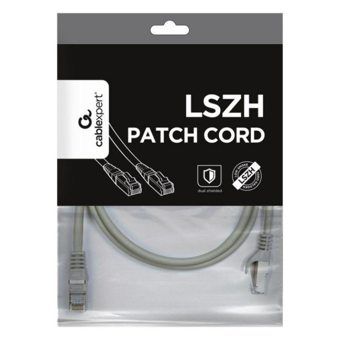 Cabo de Rede GEMBIRD PP6A-LSZHCU-1M (1 m - Cat6A - Cinzento), miniatura 3