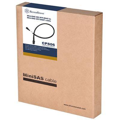 Cabo SAS Interno SILVERSTONE TECHNOLOGY SST-CPS06 (60 cm - Preto) — miniatura 3