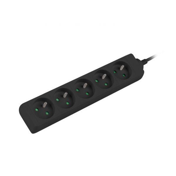 Extensão Elétrica LANBERG PS0-05E-0300-BK (3 m - Preto), miniatura 4