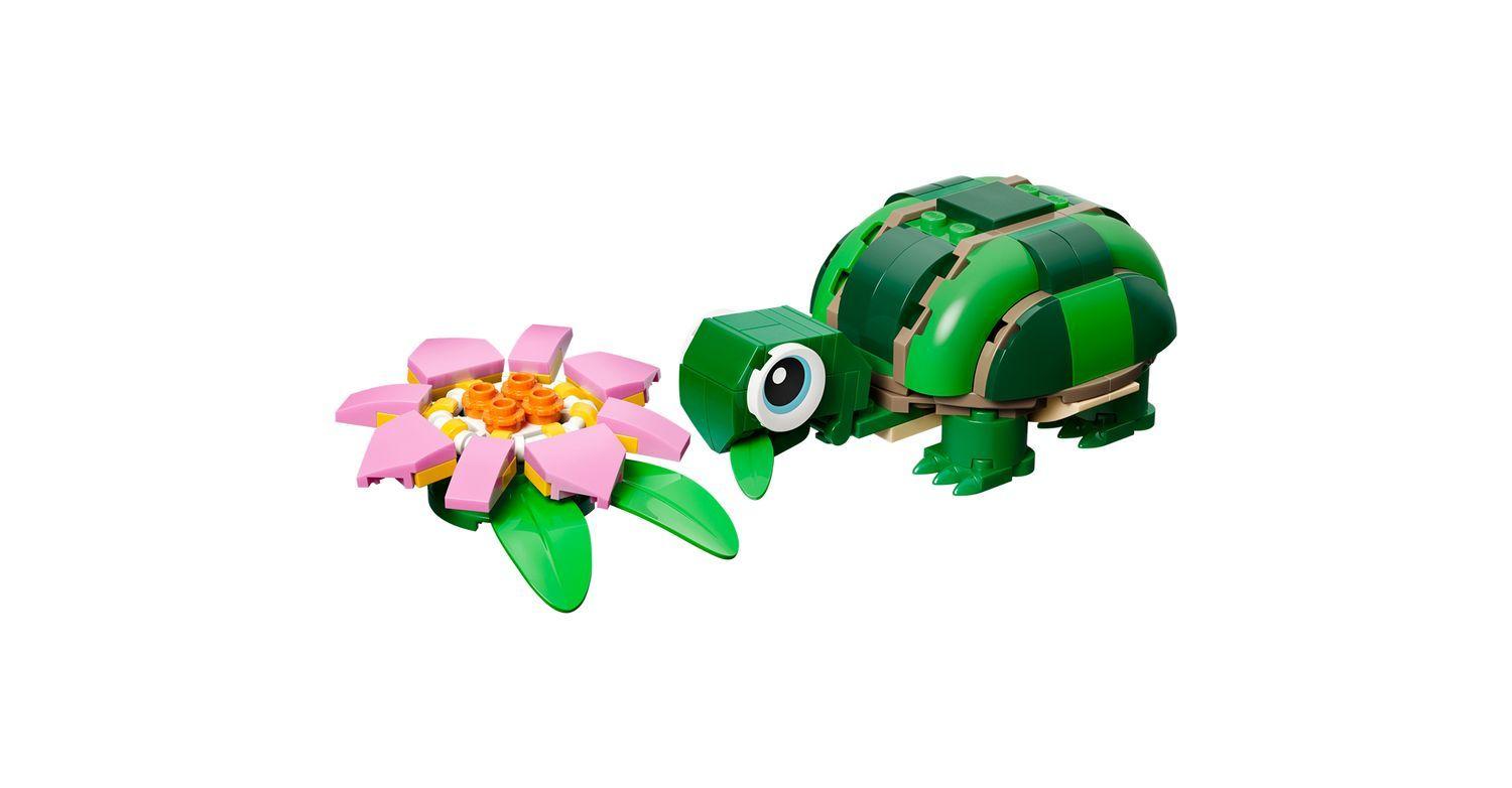 LEGO 31377 Creator Tartaruga Com Nenúfar (7+ anos - 124 peças)