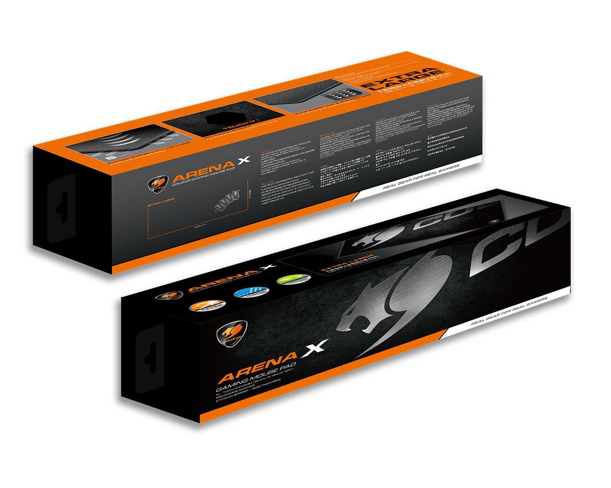 Tapete de Rato Gaming COUGAR Arena X (Borracha - Tecido - ARGB - Preto), miniatura 6