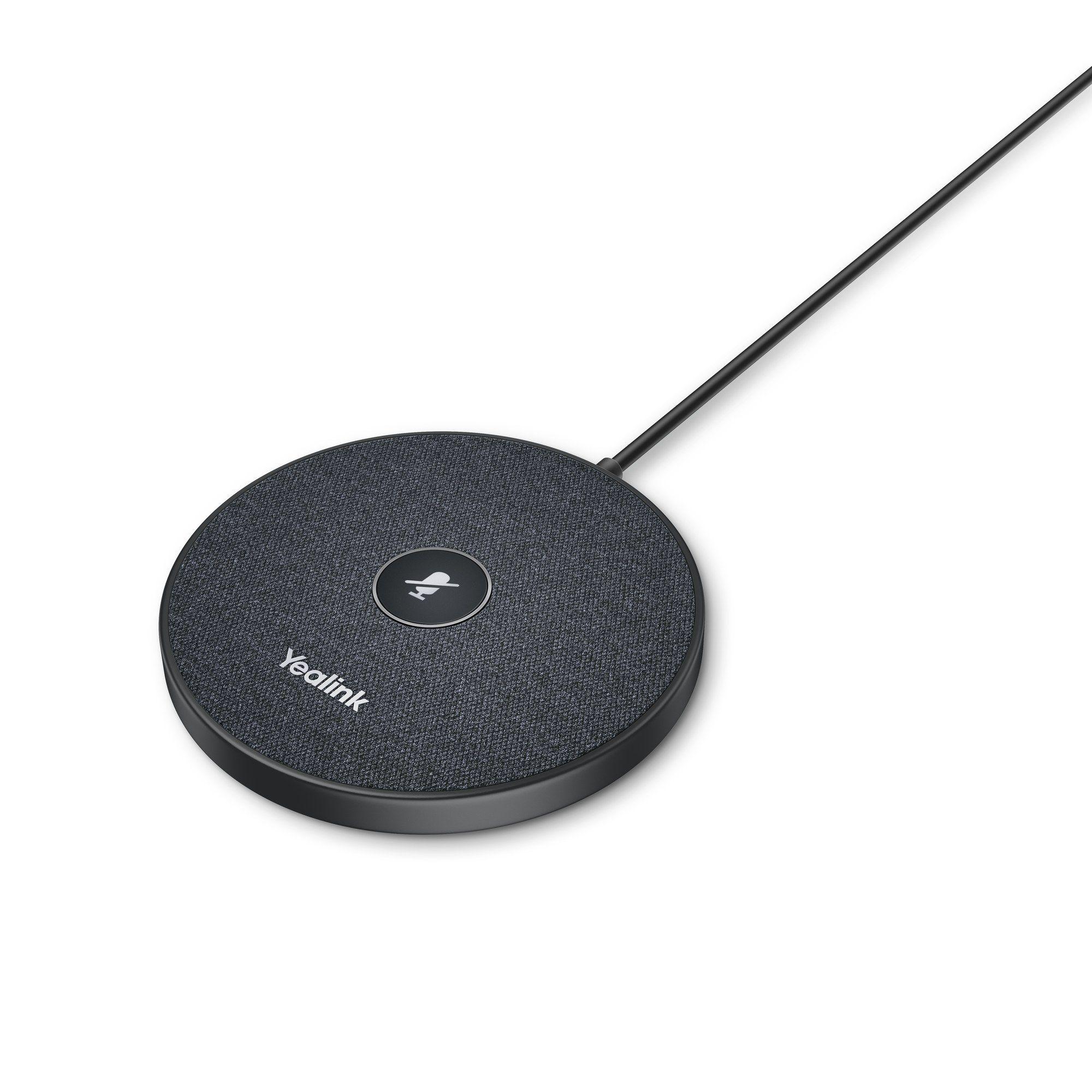 Microfone de Expansão YEALINK VCM35 (Com fios - Preto)