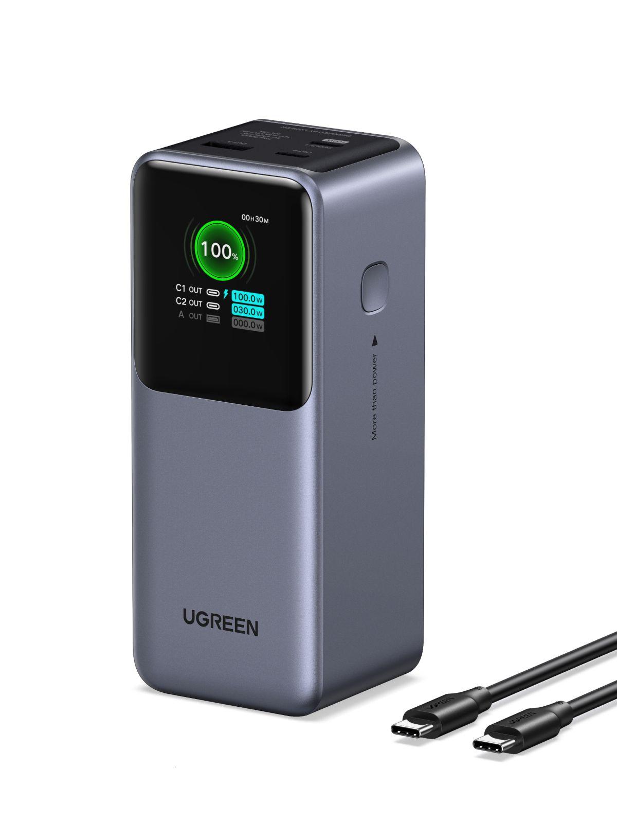 Bateria Externa UGREEN PB721 Nexode (20000 mAh - 72 Wh - 130 W - Cinzento) — miniatura 11