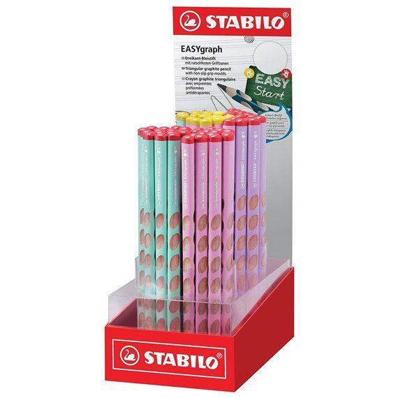Lápis de Grafite STABILO EASYgraph Pastel (Cores sortidas)