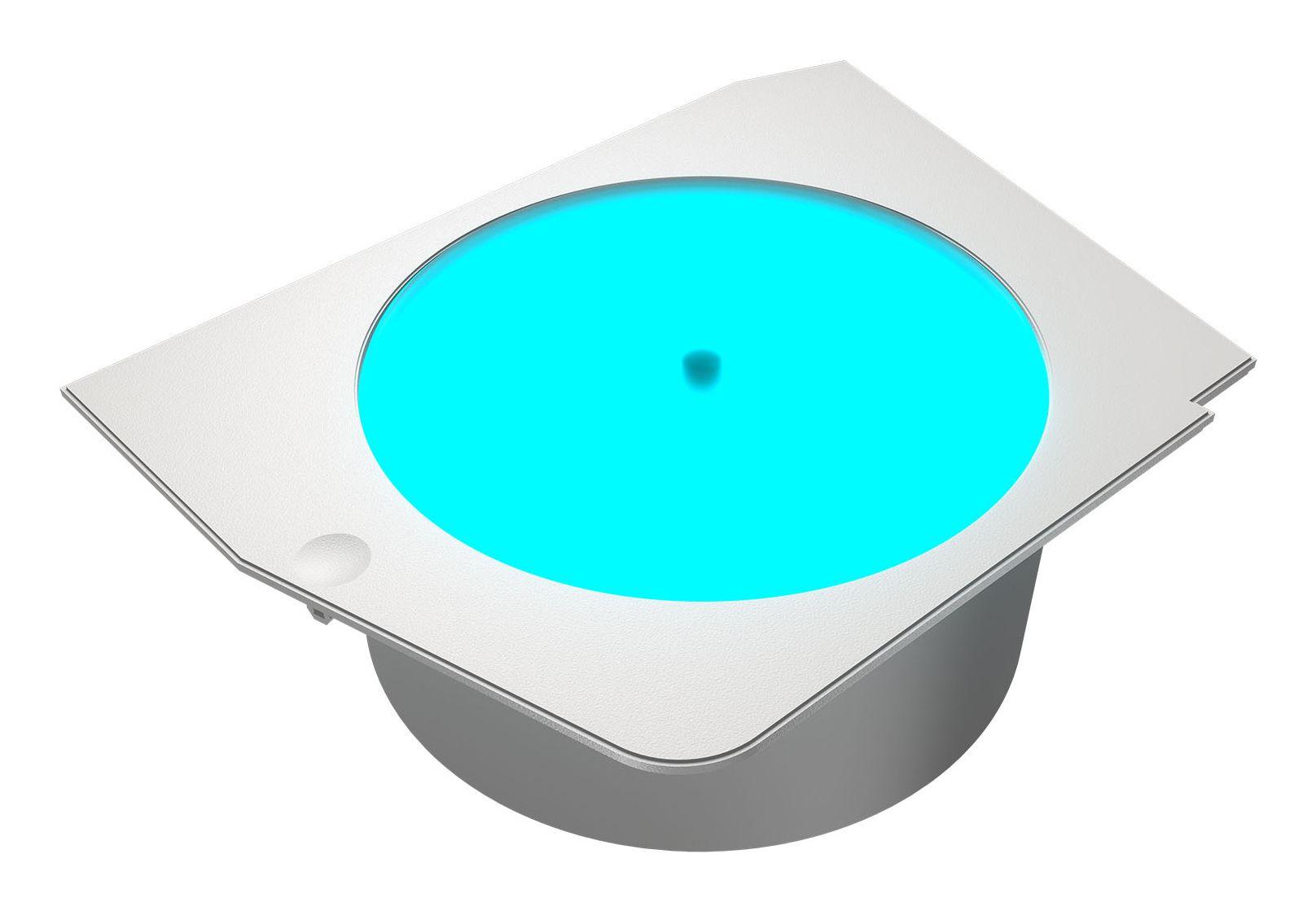 Plataforma Rotativa Iluminada COUGAR CGR-58M6W-LRP (Full Tower - Azul - Branco)