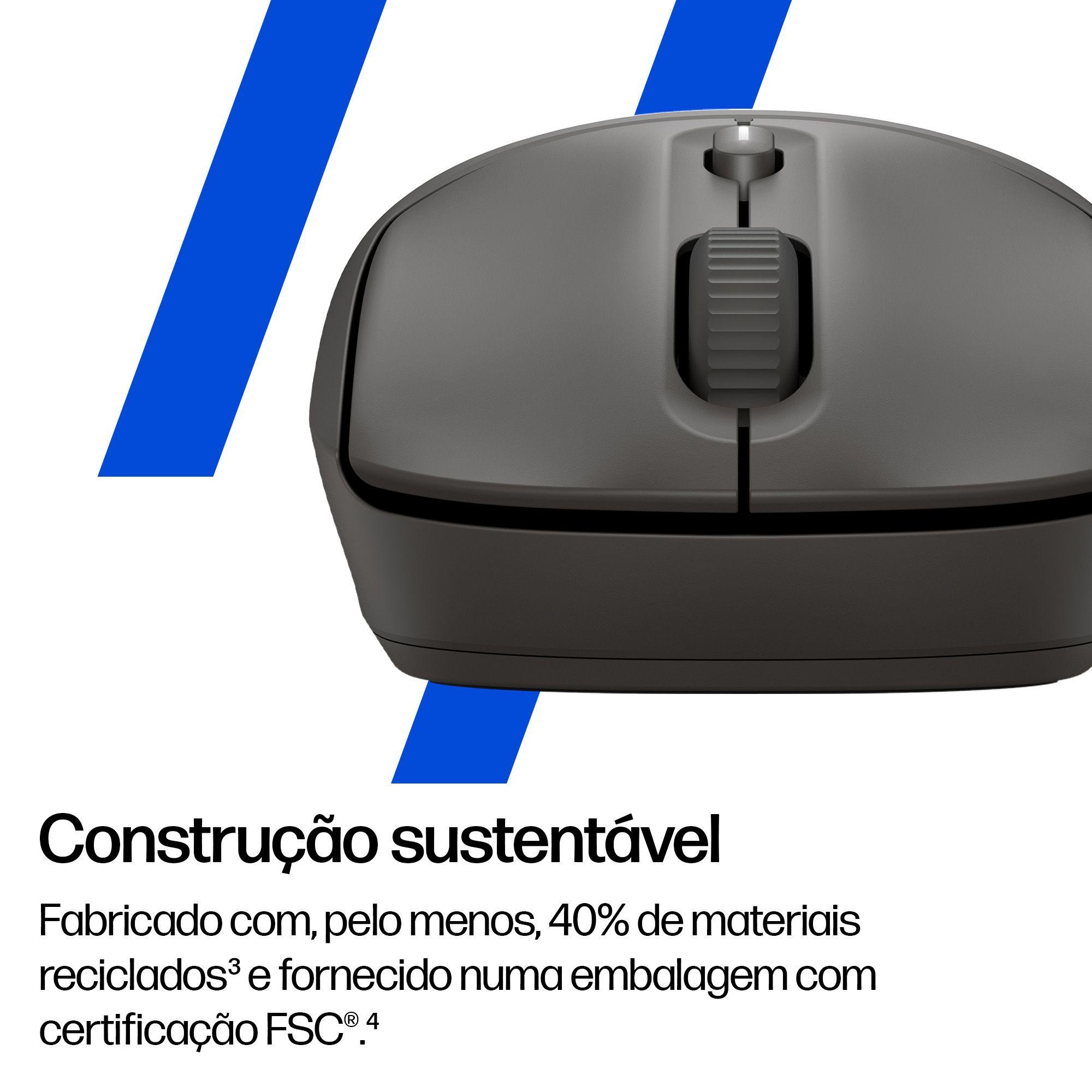 Rato HP 405 Silent (Ambidestro - 1200 DPI - Ótico - Preto), miniatura 9