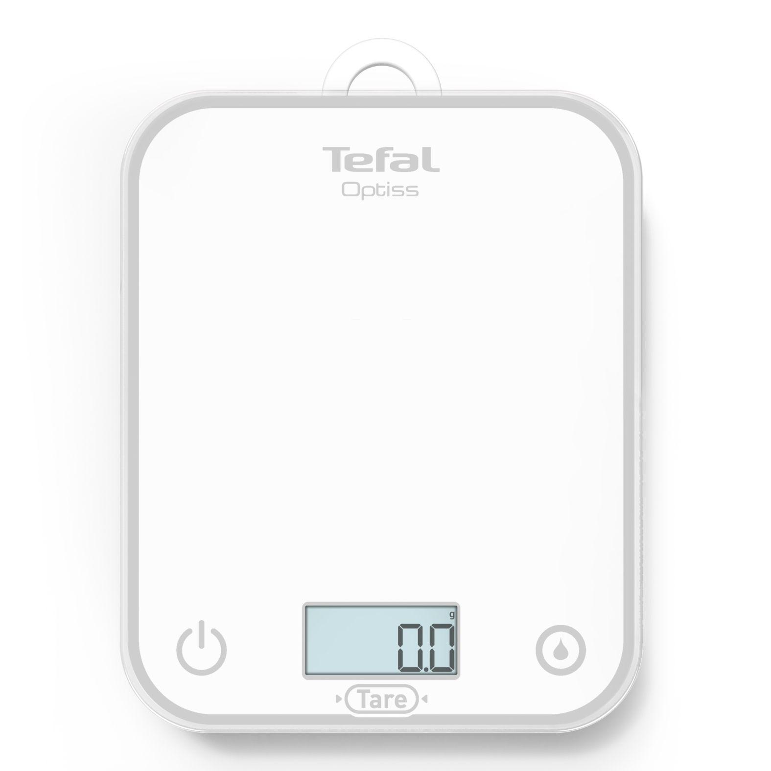 Balança de Cozinha TEFAL BC50U0V0 (Altura 2,16 cm - Branco)