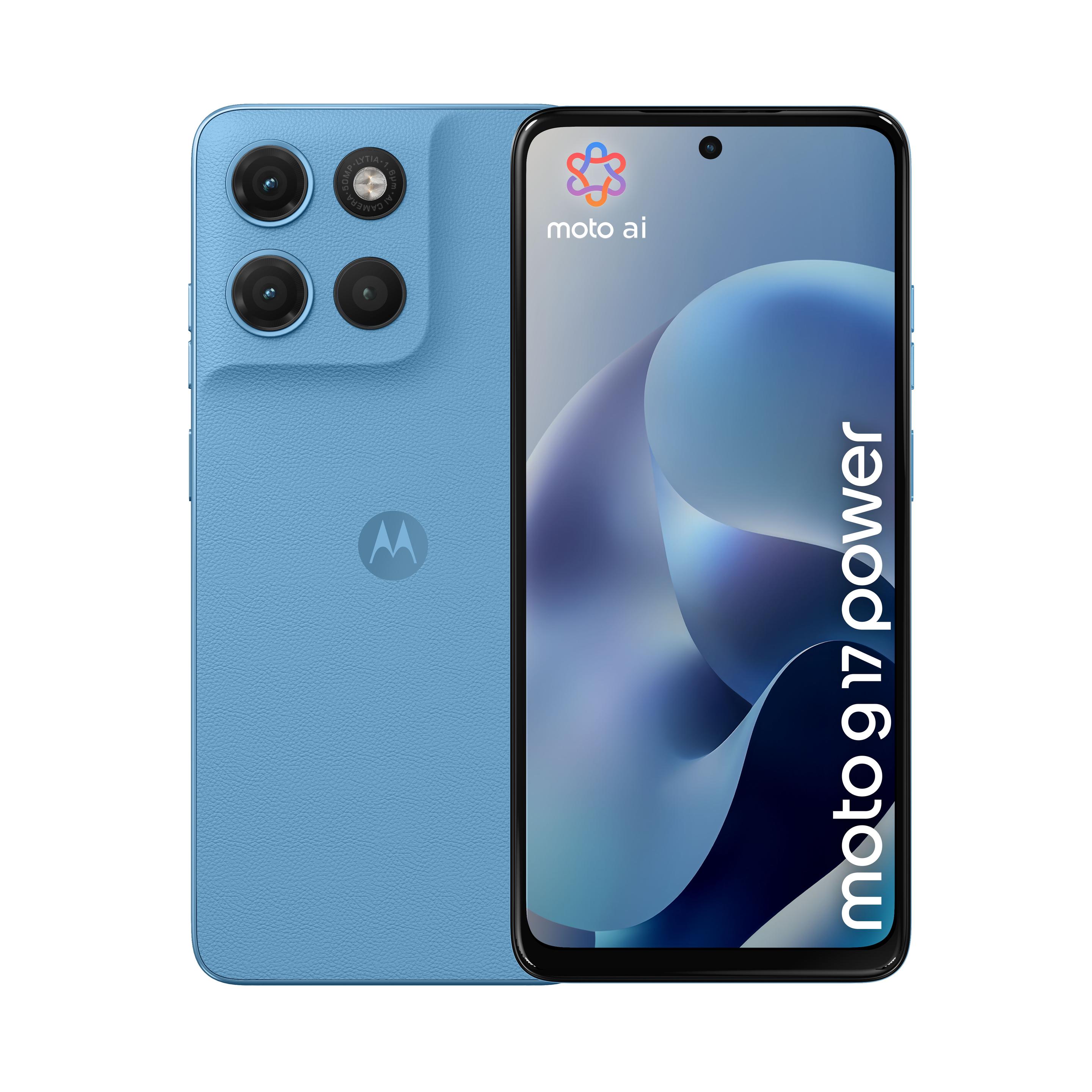 Smartphone MOTOROLA moto g17 power 4G (4GB/256GB - 6,72" - Azul Alasca)