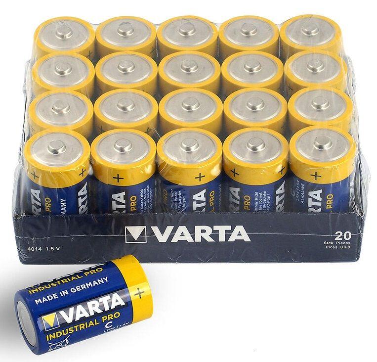 Pilhas Alcalinas VARTA Industrial Pro Baby C LR14 (Azul)