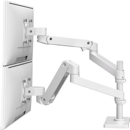 Suporte de Monitor Duplo ERGOTRON LX Pro (-15° a 70° - Branco)