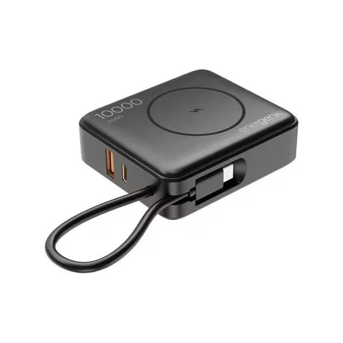 Powerbank Sem Fios GEMBIRD PB10-WPC15-LCD-01 (10000 mAh - 20 W - 15 W - Preto), miniatura 2