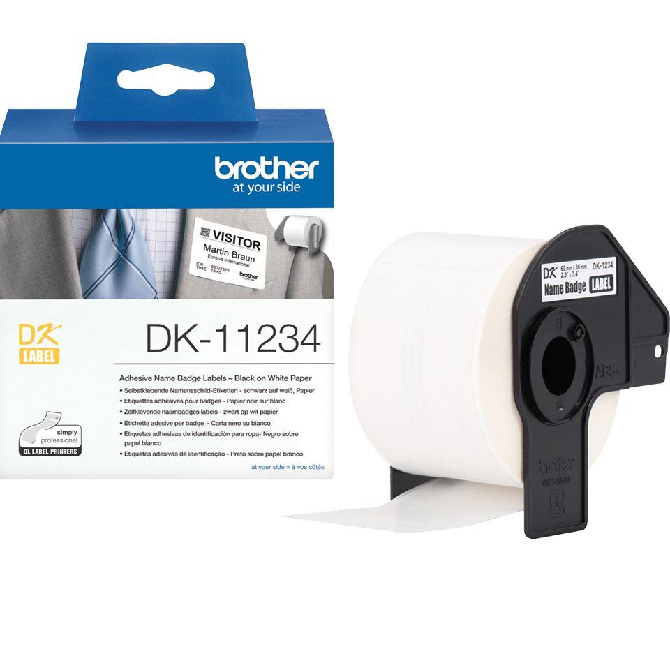 Rolo de Etiquetas de Impressão BROTHER DK-11234 (Brother QL - Branco)