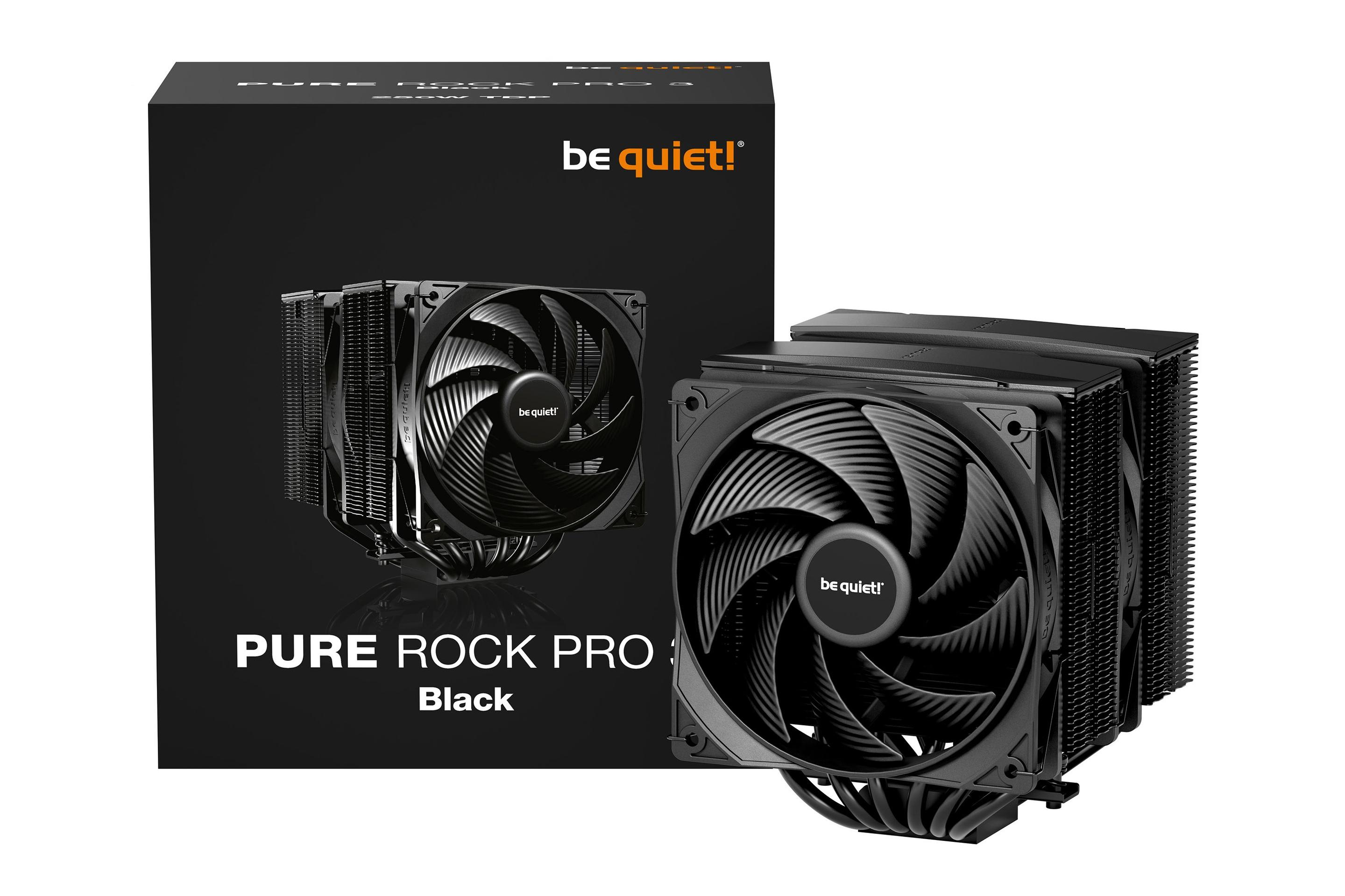 Dissipador de CPU BE QUIET! Pure Rock Pro 3 Black (120 mm - 2 ventoinhas - 2000 RPM - Preto), miniatura 5
