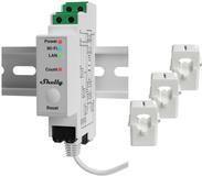 Medidor de Energia Trifásico SHELLY Pro 3EM (120 A - Wi-Fi/Bluetooth/LAN)