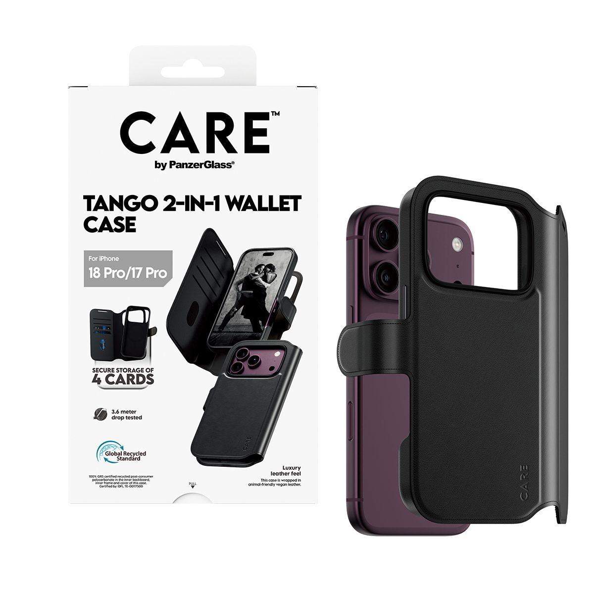 Capa tipo carteira PANZERGLASS CARE™ Tango 2-in-1 (MagSafe - Preto), miniatura 5