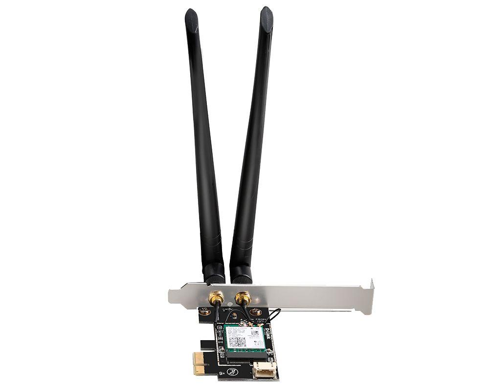 Placa de Rede PCIe D-LINK DWA-X582 (Wi-Fi 6 - 2402 Mbit/s - PCI Express - Preto) — miniatura 2