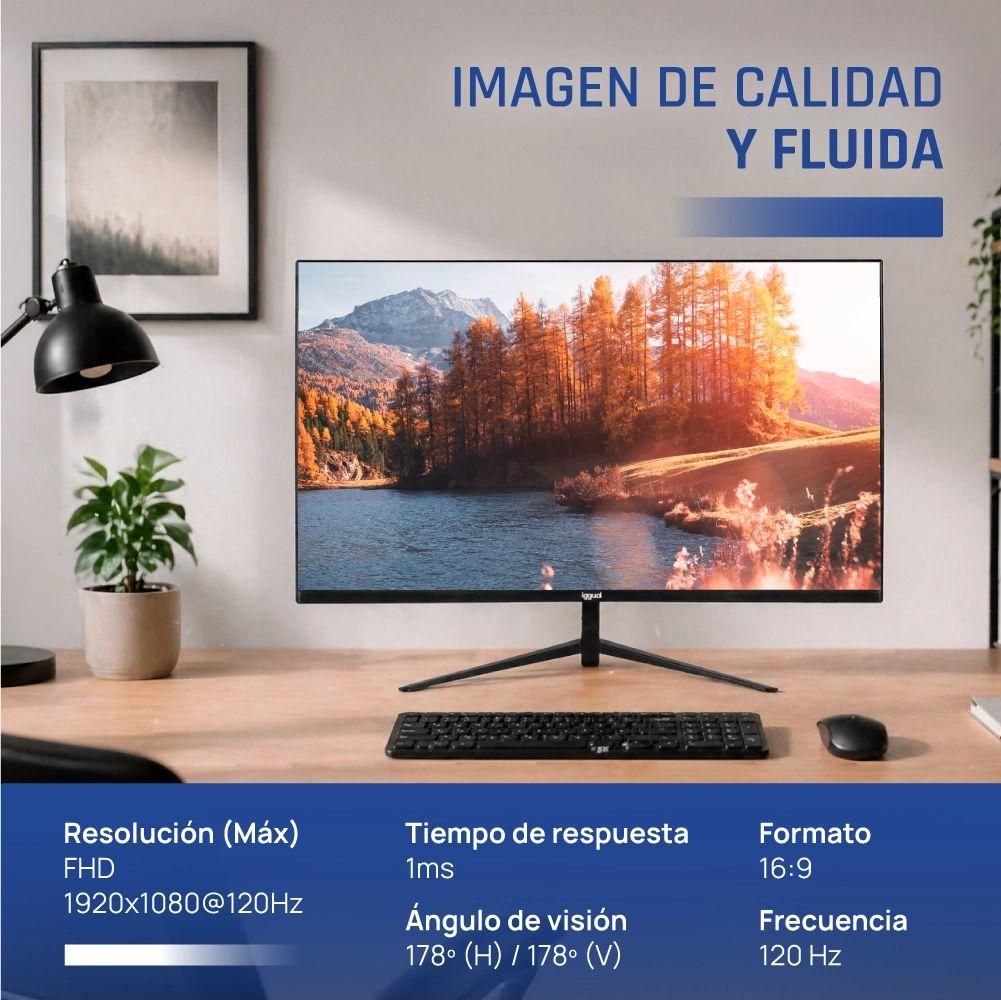 Monitor IGGUAL ML27S (27" - IPS - 120 Hz - Preto) — miniatura 2