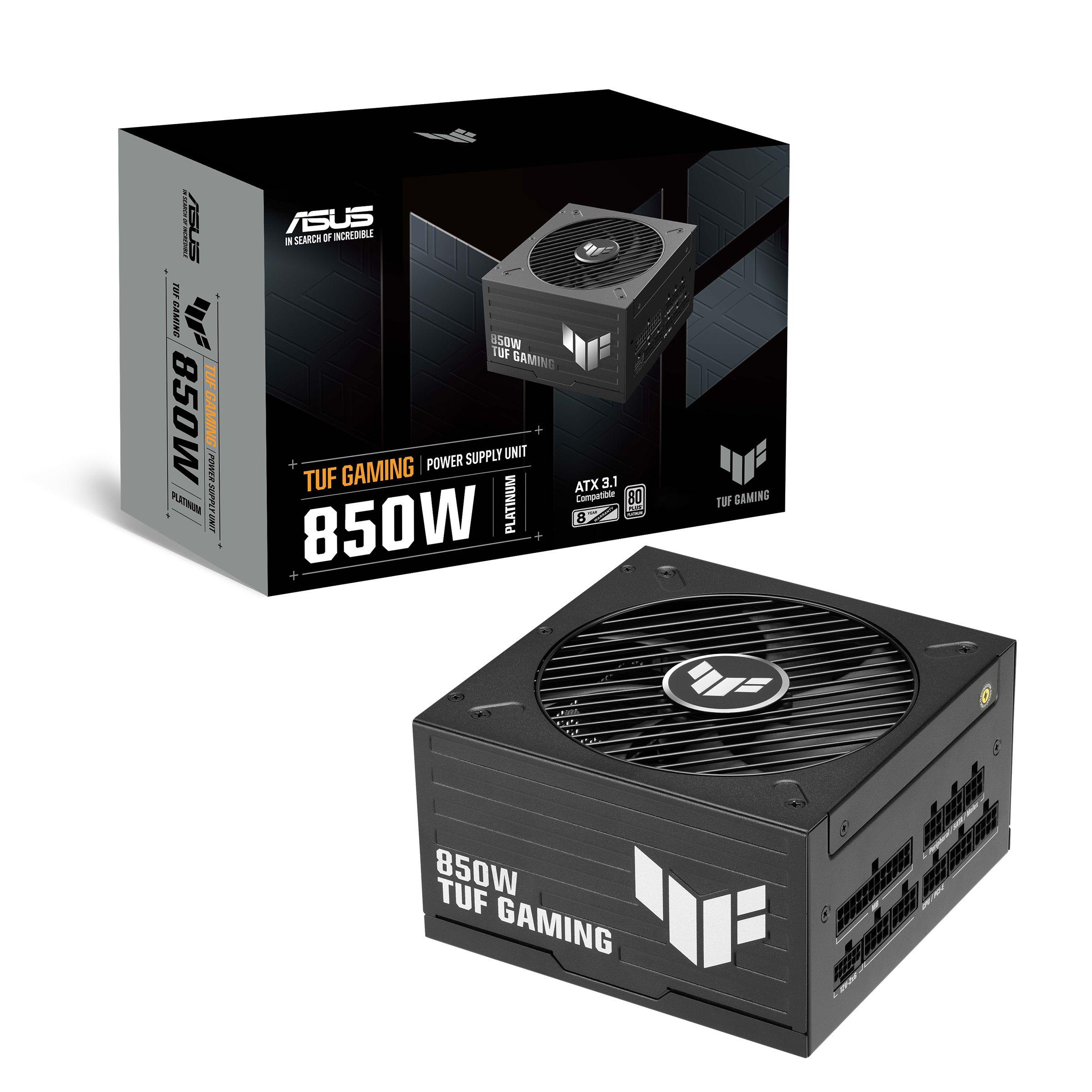 Fonte de Alimentação ASUS TUF Gaming 850W Platinum (ATX - 850 W - 80 Plus Platinum - Preto), miniatura 10