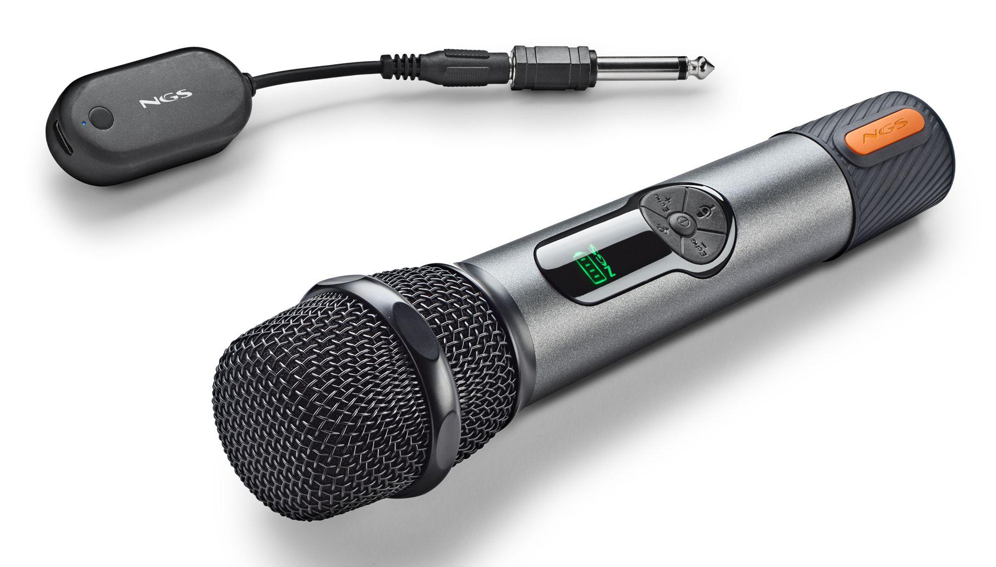 Microfone Sem Fios NGS Singer Star (Sem fios - Preto) — miniatura 3