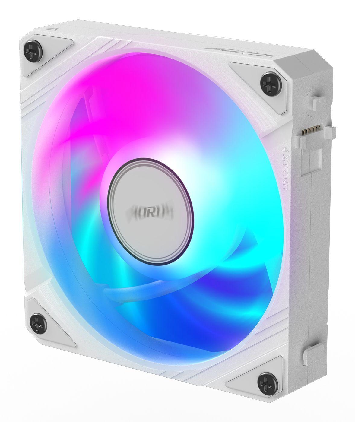 Ventoinha para Caixa de PC GIGABYTE AORUS EZ CHAIN FAN 120 ICE (Não suportado - Branco)