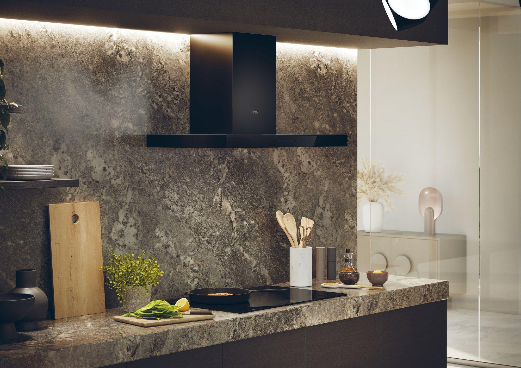 Exaustor de Parede HAIER HATS9CBS4BWIFI (Altura 102,7 cm - 90 cm - 50 cm - Preto), miniatura 4