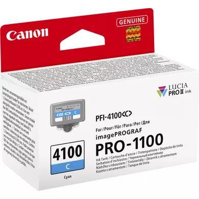 Tinteiro CANON PFI-4100C (700 páginas a cores - Ciano), miniatura 3
