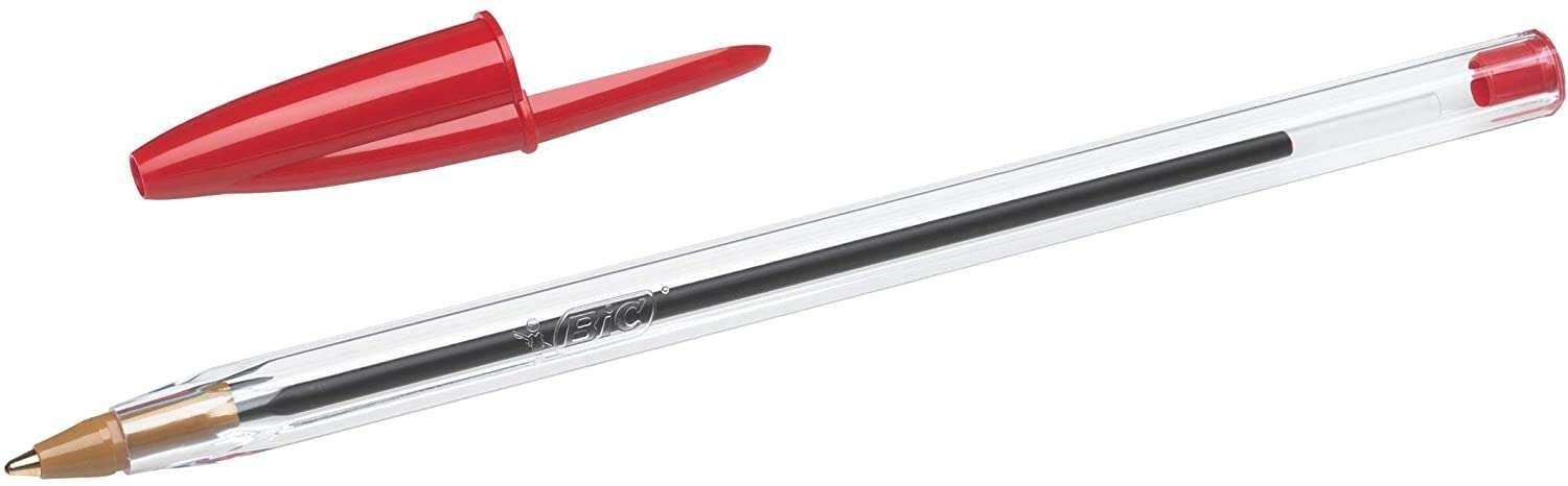 Esferográfica BIC Cristal Original (Não contém PVC - Vermelho)