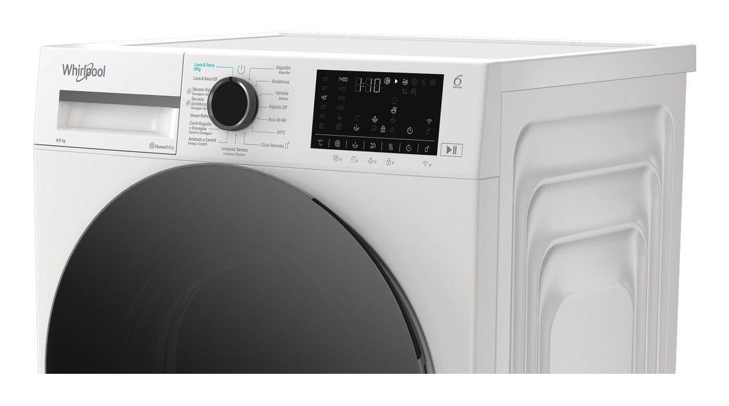 Máquina de Lavar e Secar Roupa Independente WHIRLPOOL WAD9636WSPT (B - 9 kg - 6 kg - Branco) — miniatura 6