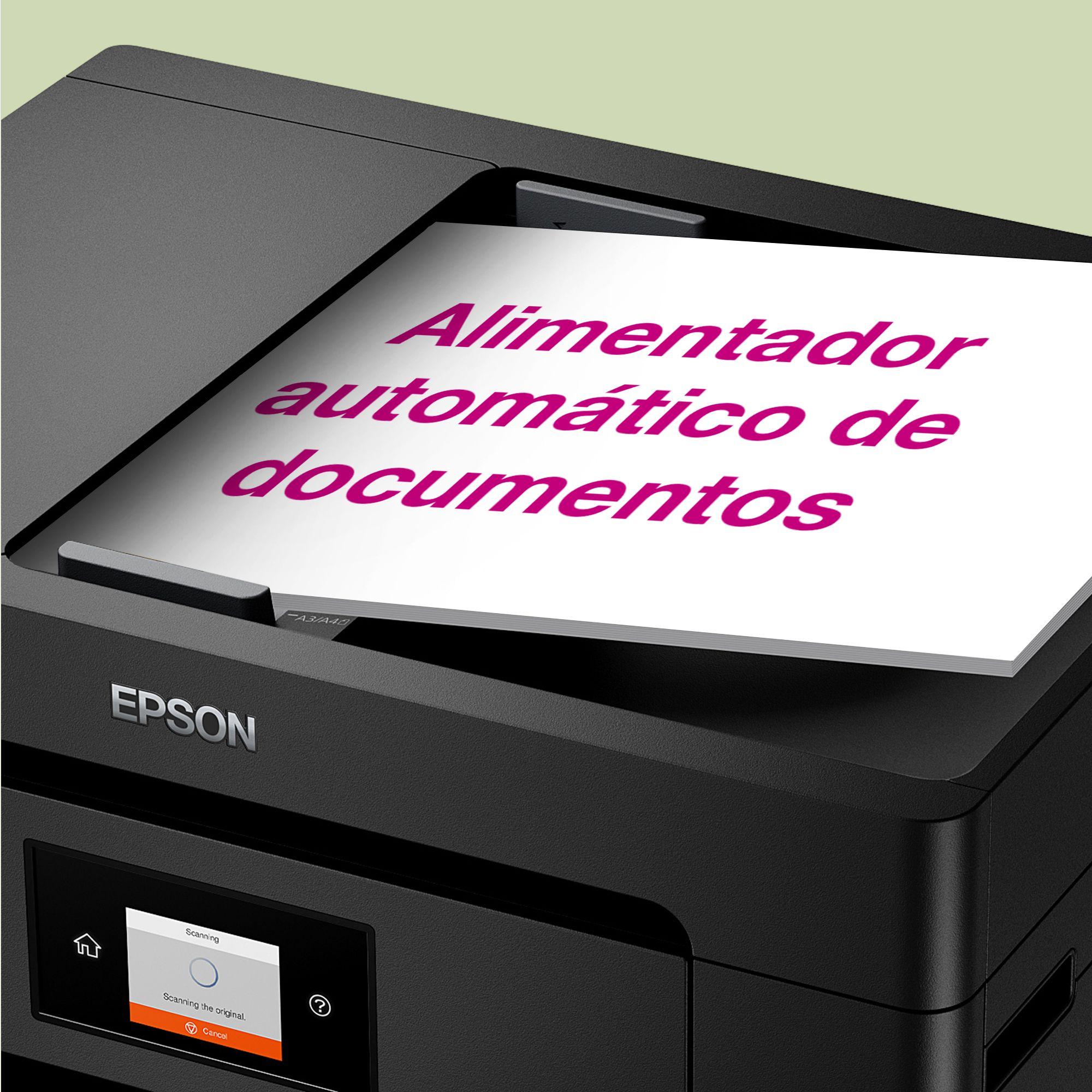 Impressora Multifunções EPSON WorkForce WF-7830DTWF (A3 - Impressão a cores - 500 folhas - Preto) — miniatura 4