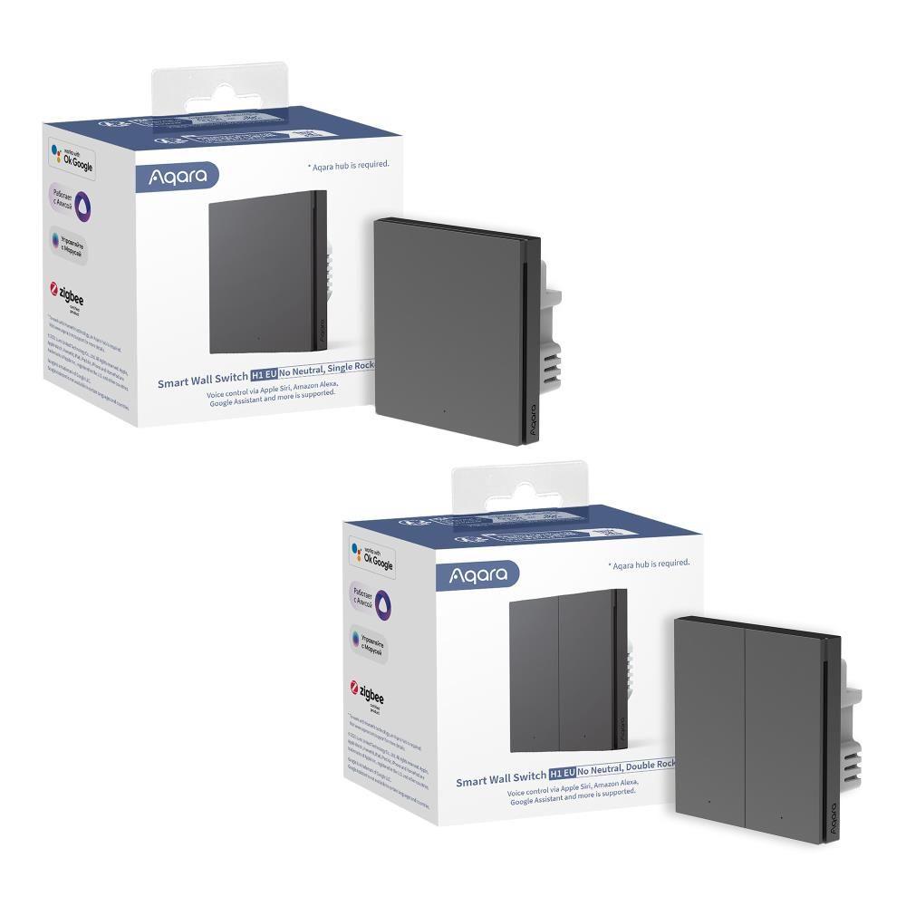 Interruptor Inteligente AQARA H1 EU (Cinzento)