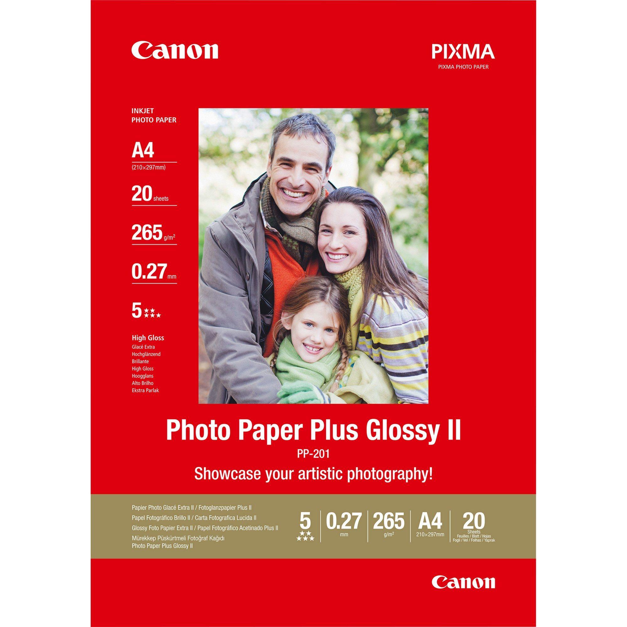 Papel Fotográfico CANON PP-201 (Branco)