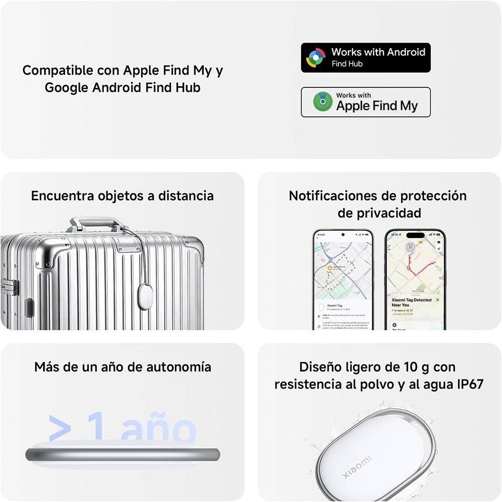 Localizador XIAOMI Tag (1 ano - Branco) — miniatura 5