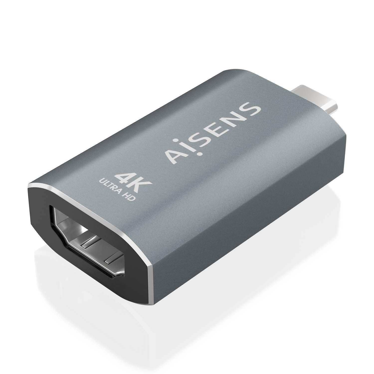 Adaptador USB-C AISENS A109-0862 (HDMI Tipo A - USB-C - Cinzento), miniatura 2