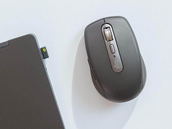 Rato LOGITECH MX Anywhere 3S for Business (Mão direita - 8000 DPI - Laser - Cinzento-claro) — miniatura 2